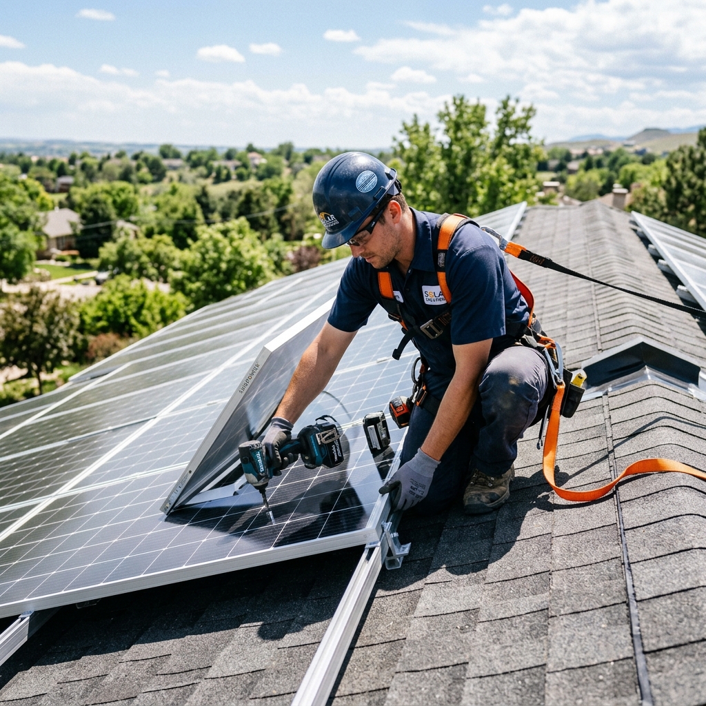 Solar field work
